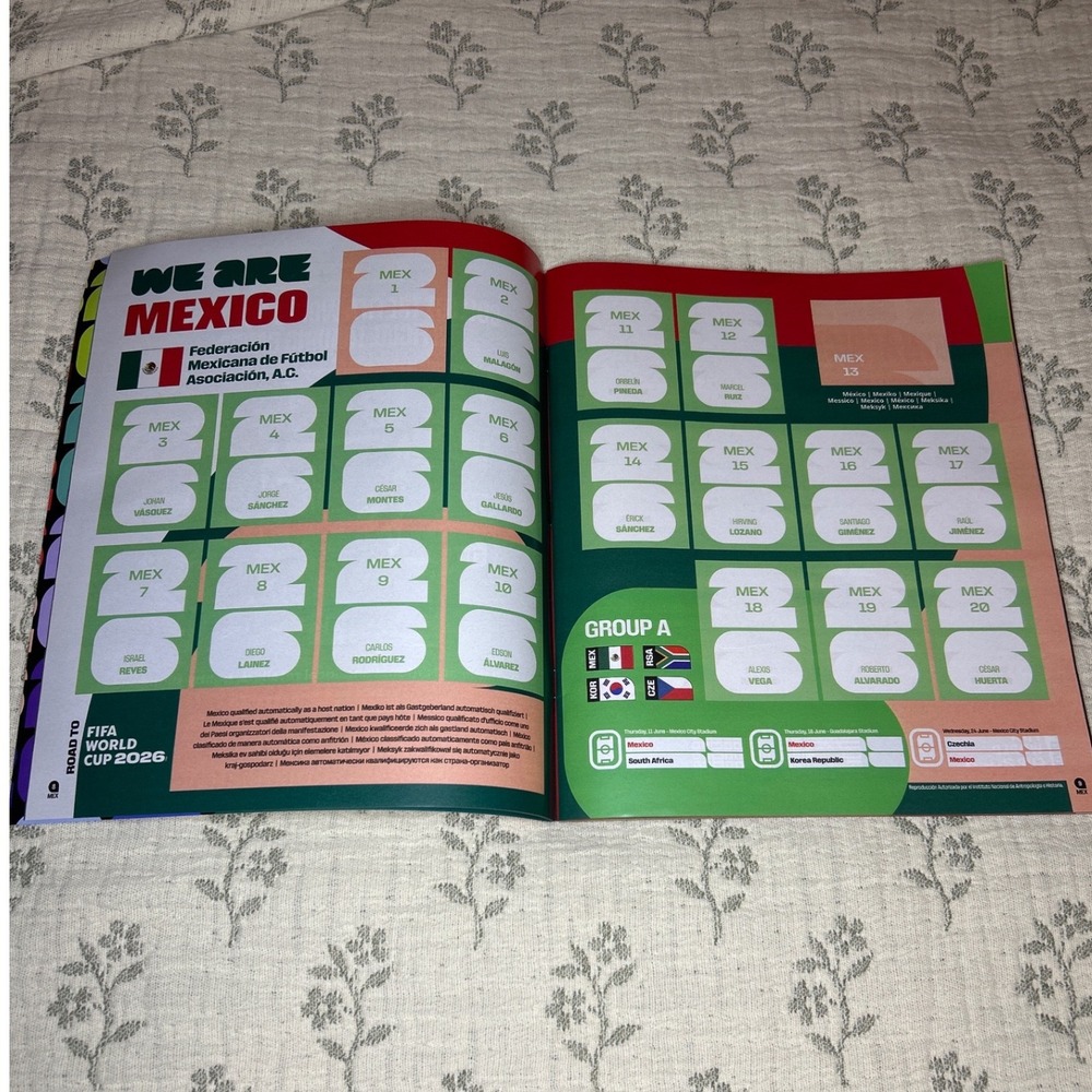 Panini FIFA World Cup 2026 Official Sticker Album EMPTY Soccer Collector SOFT - Picture 7 of 16